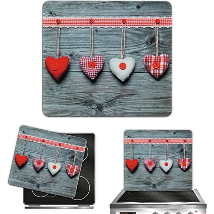 WENKO Multi-Platte Herzen Herdwand Wanddekor Wandschutz Herdwandschutz – Bild 6