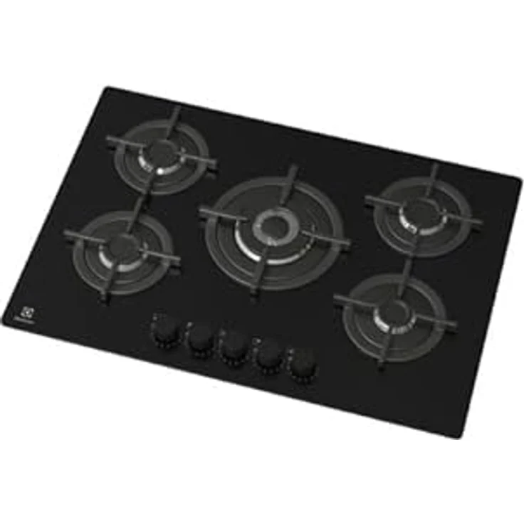 Electrolux EGG75372K, Gaskochfeld mit 75 cm Breite, schwarze Glasoberfläche, benutzerfreundliche Drehregler – Bild 7