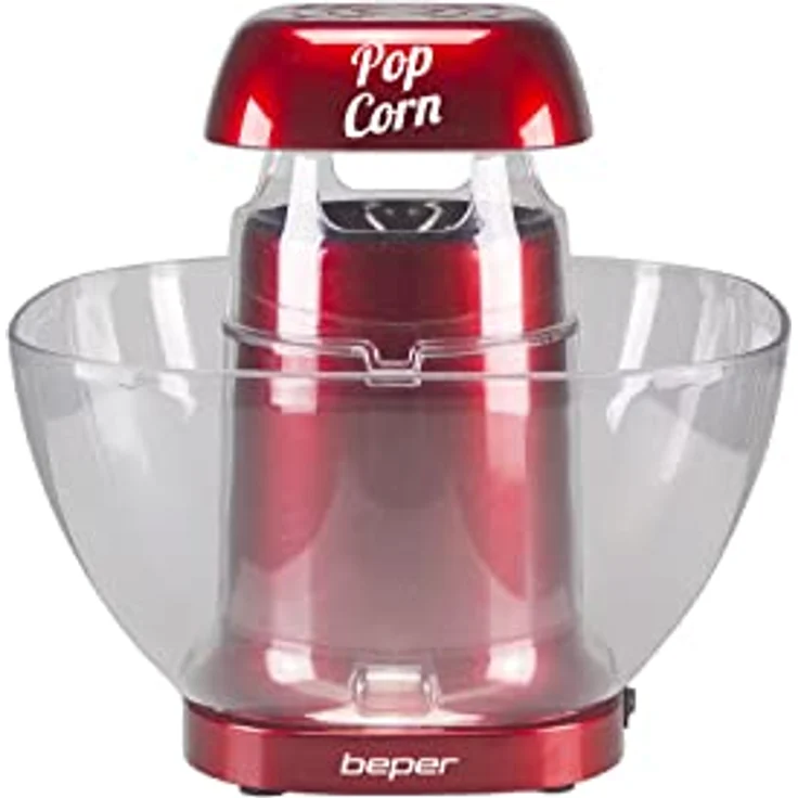 BEPER P101CUD052 Popcornmaschine Heißluf - Popcorn Maschinen mit abnehmbarer Popcornschüssel ohne Fett und Öl – Bild 3