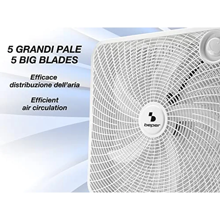BEPER P206VEN550 Box Ventilator 50 cm - Box Fan, Konzipiert für Große Umgebungen – Bild 5