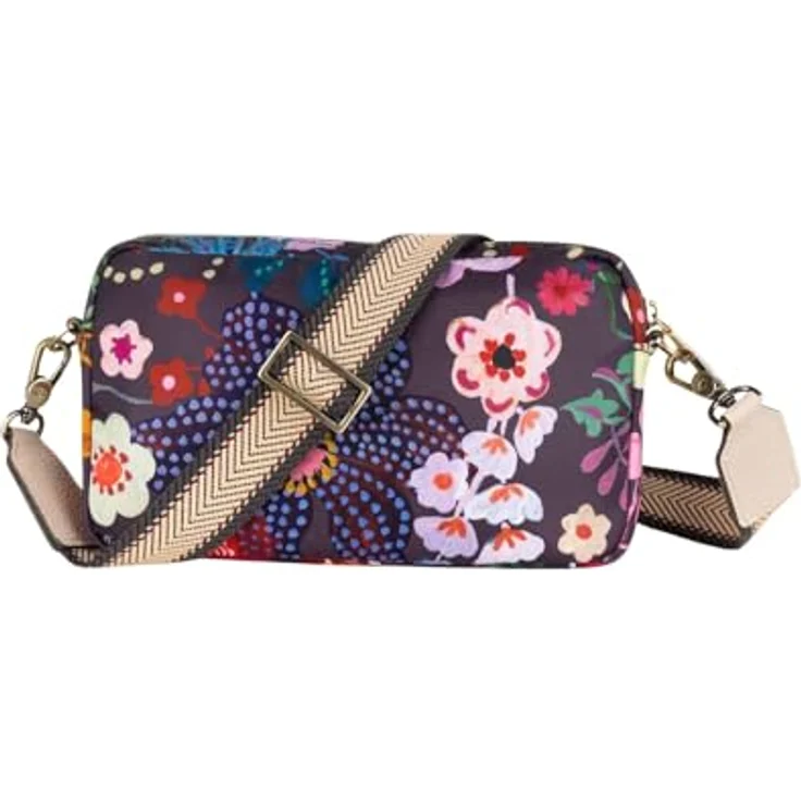Oilily Tide Spirits Sutton, Umhängetasche 22 cm aus strapazierfähigem Polyester mit Reißverschluss und verstellbarem Umhängeriemen – Bild 4