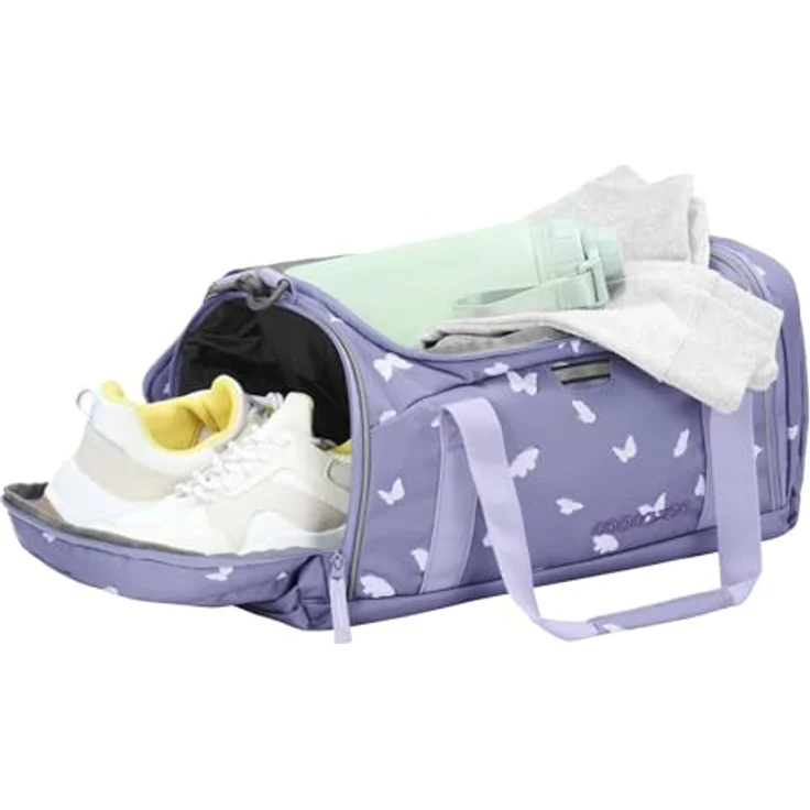 coocazoo Sporttasche, Polyester mit Schuhfach und praktischen Innentaschen, bunt – Bild 2
