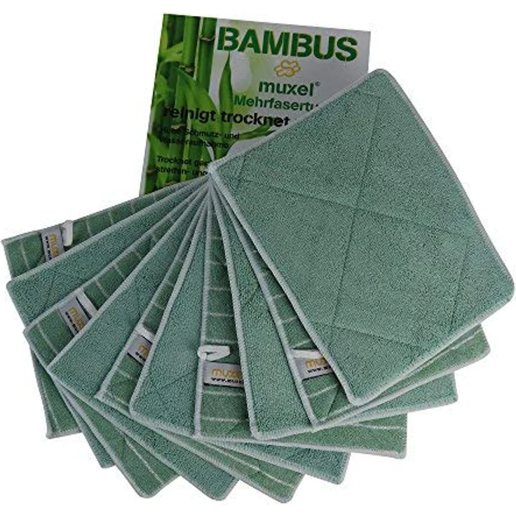 Reinigungstuch Mehrfaser BambustuchVorreinigung 10er-Set Spültuch Putztuch Tuch – Bild 6