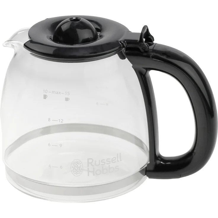 RUSSELL HOBBS 27011-56 Honeycomb Maker, Filterkaffeemaschine in Schwarz, original Glaskanne für Modell 700462