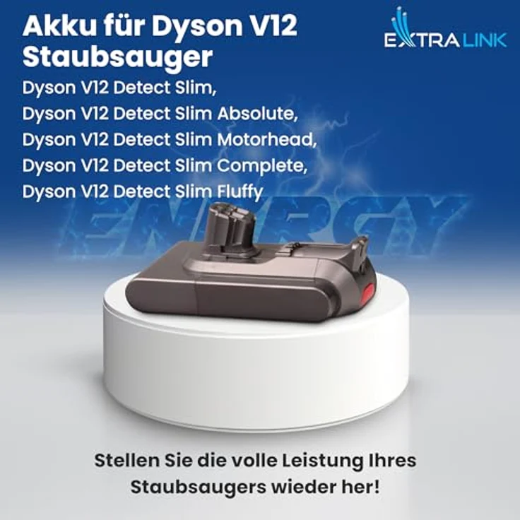 Extralink Dyson V12 Ersatzakku 25,2V 2500mAh mit Filter für Kabel- und handstaubsauger – Bild 8
