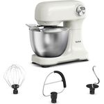 Tefal QB140A Bake Easy, Küchenmaschine mit 500 W, 3,5 l Schüssel, 12 Geschwindigkeiten + Pulse, planetarisches Rührsystem