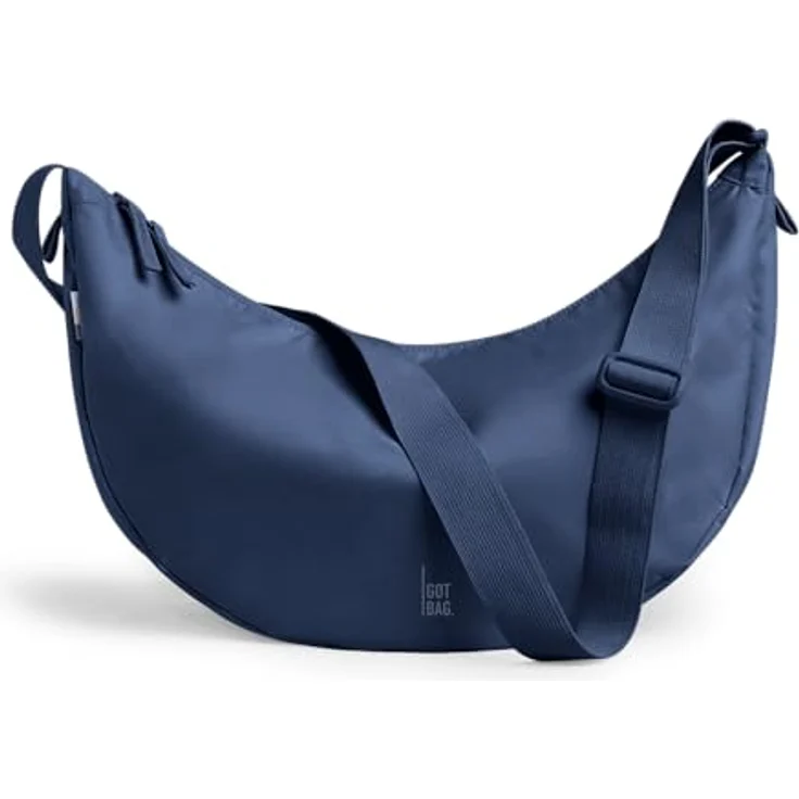 GOT BAG Moon Bag Umhängetasche, 45 cm x 15 cm x 30 cm, 100% Polyester, blau – Bild 1