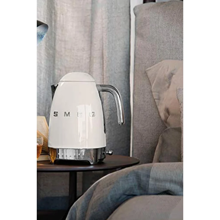 Smeg KLF04CREU Wasserkocher, 2400W, 1,7L, Edelstahl, cremefarben – Bild 4