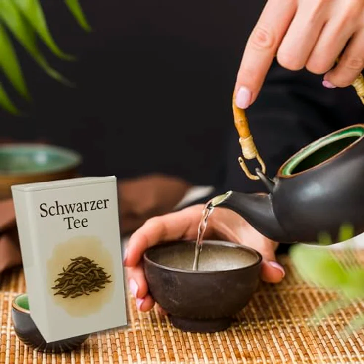 speecheese Tea Harmony Schwarzer Tee Dose, 900ml Metalldose mit illustrativem Design und lebensmittelechter Qualität – Bild 6