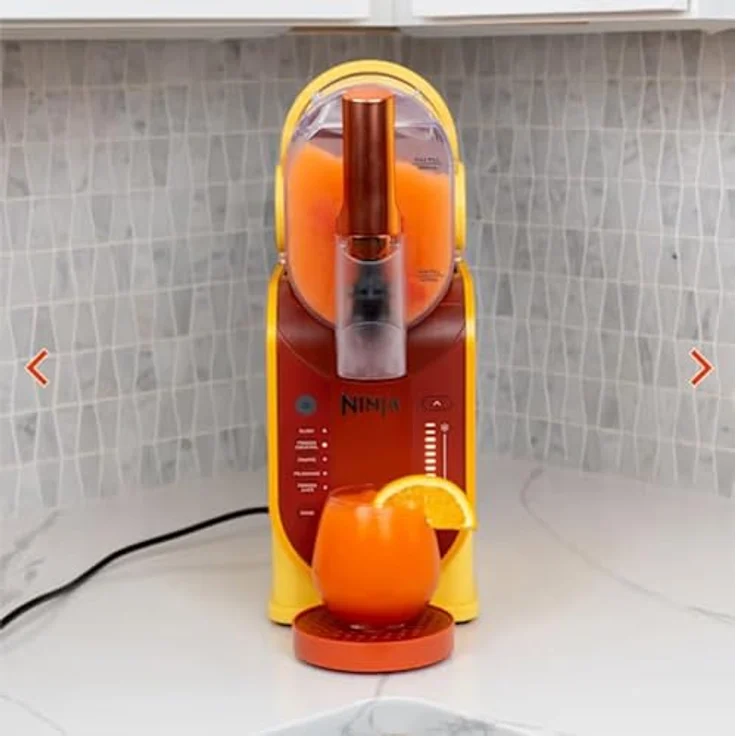 Ninja SLUSHi Maschine FS301EUOR, 1,9 L mit WhisperChill-Technology, 5 Voreinstellungen für Slush, Cocktails, Frappé, Milchshakes, Orange – Bild 4