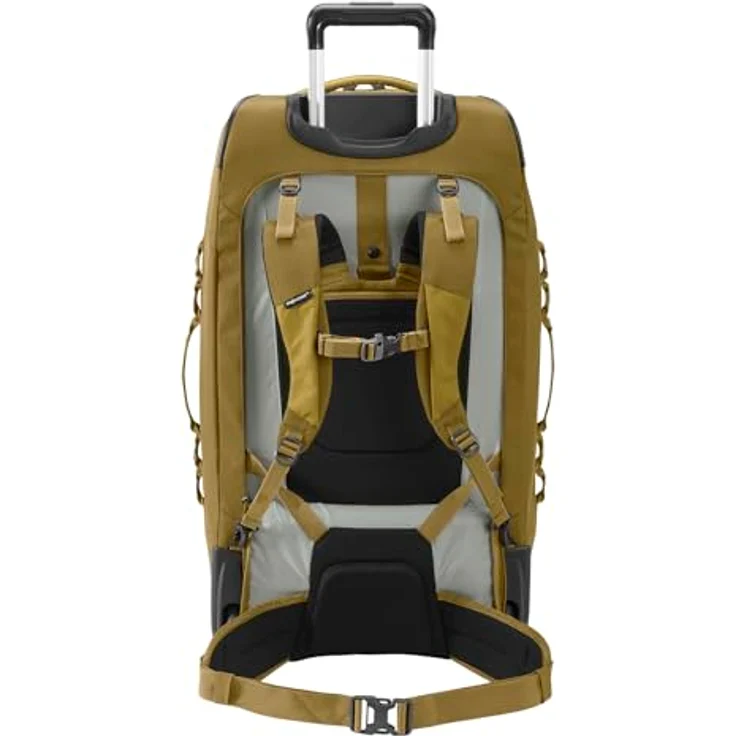 Eagle Creek Expanse Rollkoffer, recyceltes Polyester, Teleskopgriff, Rucksackgurte, erweiterbares Hauptfach, Gold (2-Räder), 85L / 29" – Bild 4