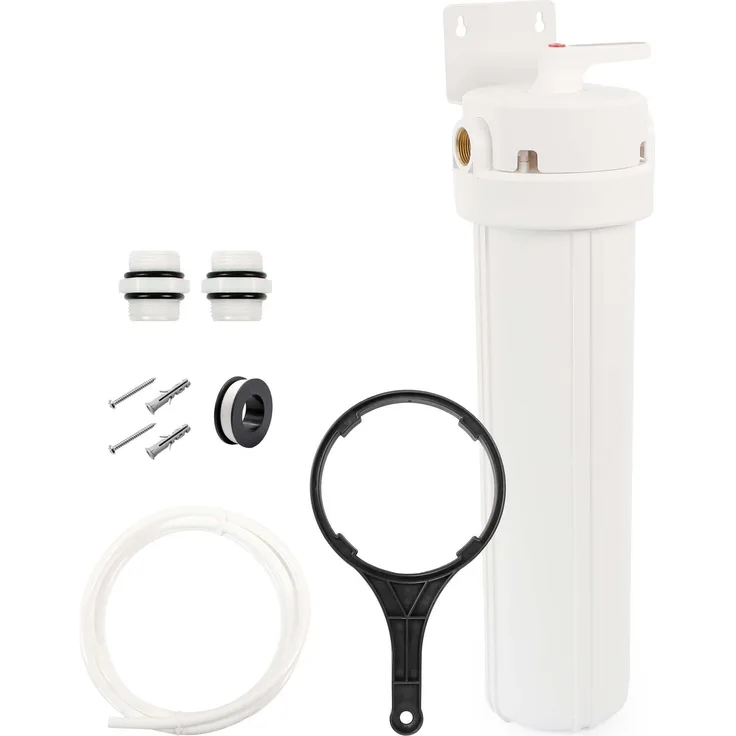 Naturewater Vorfilter 20" Filterpatrone aus PP, Trinkwasserfilter mit Rückspülfunktion, 1,5-5 bar Arbeitsdruck