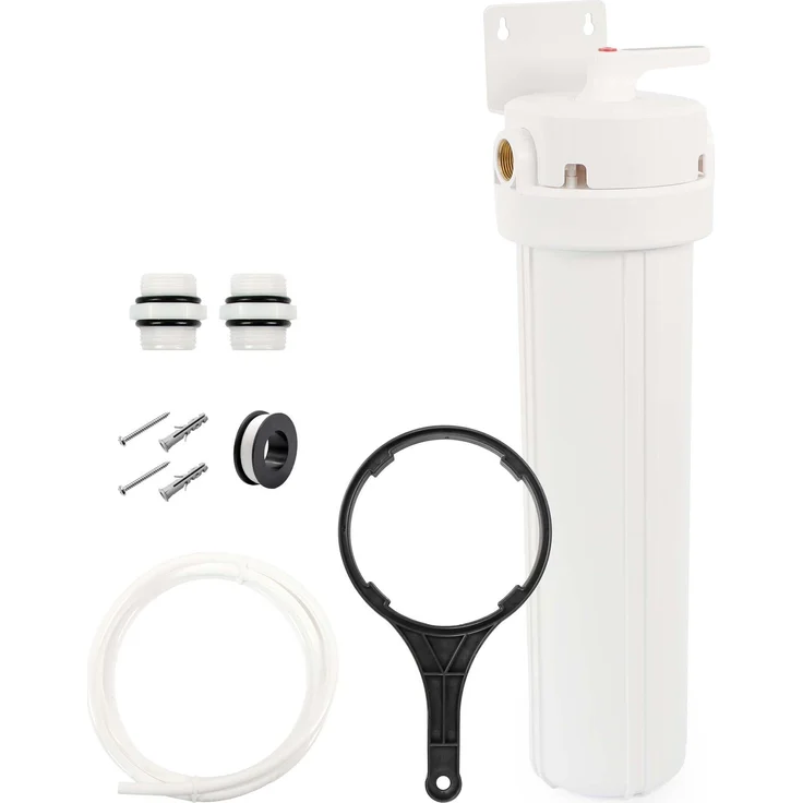 Naturewater Vorfilter 20" Filterpatrone aus PP, Trinkwasserfilter mit Rückspülfunktion, 1,5-5 bar Arbeitsdruck