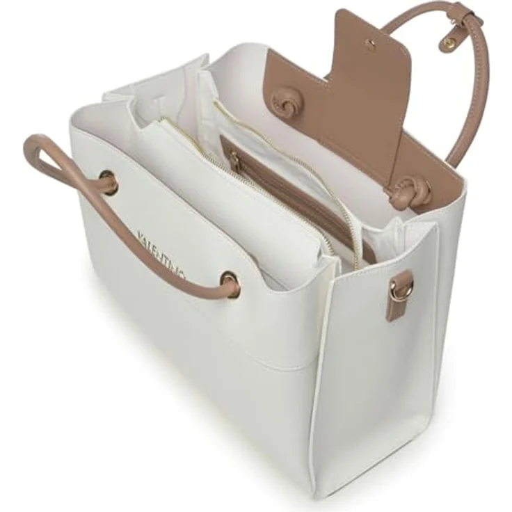 Valentino Bags Alexia Tote 802, Handtasche im zeitlosen Design, Weiss – Bild 4