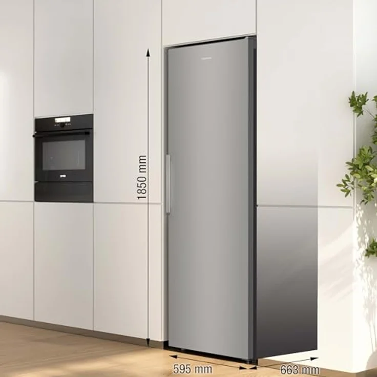 Gorenje R 619 EES 5 Kühlschrank, freistehend, grau metallic, Breite 60 cm, Energieklasse E 185 X 60 cm grau metallic – Bild 4