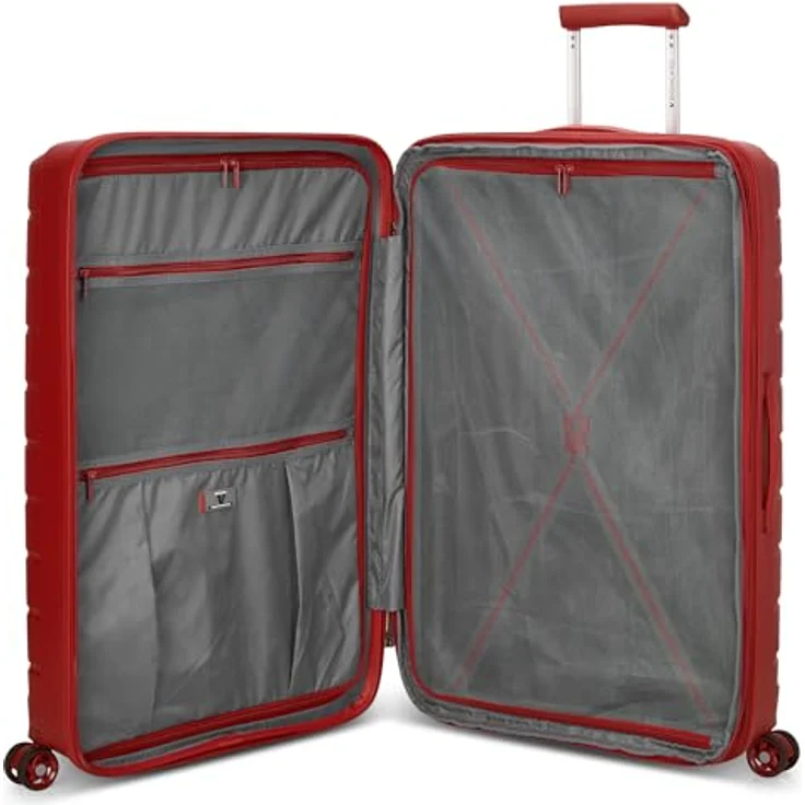 RONCATO B-Flying - 4-Rollen-Trolley L 78 cm erw. red, Leichter und robuster Koffer mit viel Stauraum – Bild 3