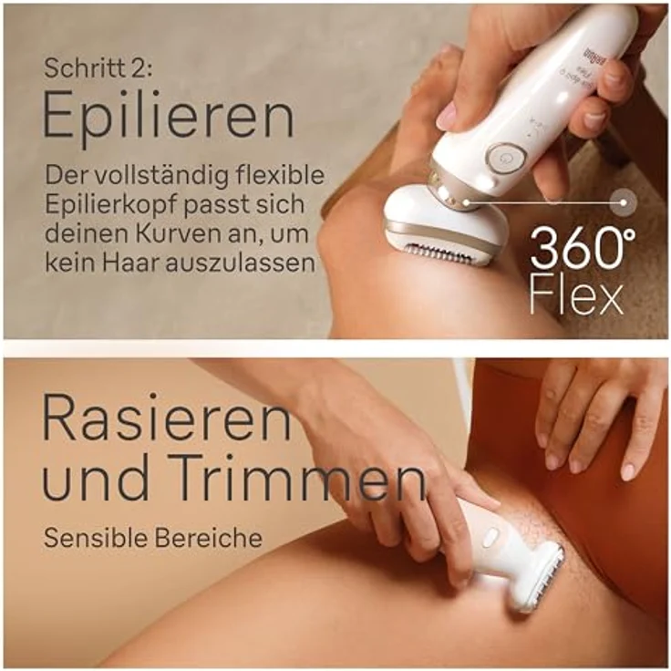 Braun Silk-épil 9 Flex SkinSpa 9-681 Epilierer – Bild 4