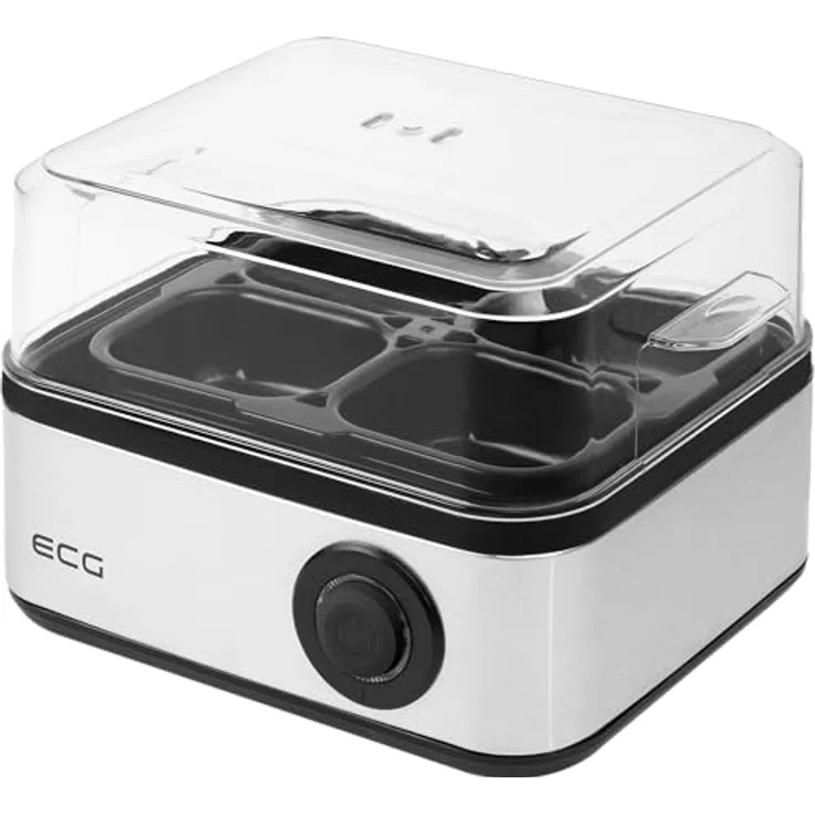 ECG UV 5080 Eierkocher, 500 Watt, Betriebskontrollleuchte, für 8 Eier, 3 verschiedene Härtegrade, Weiß – Bild 4