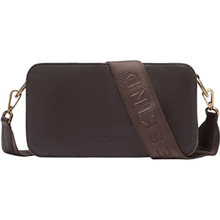 Liebeskind Clarice Umhängetasche, 27 cm x 8 cm x 15 cm, 100% Leder, braun – Bild 1