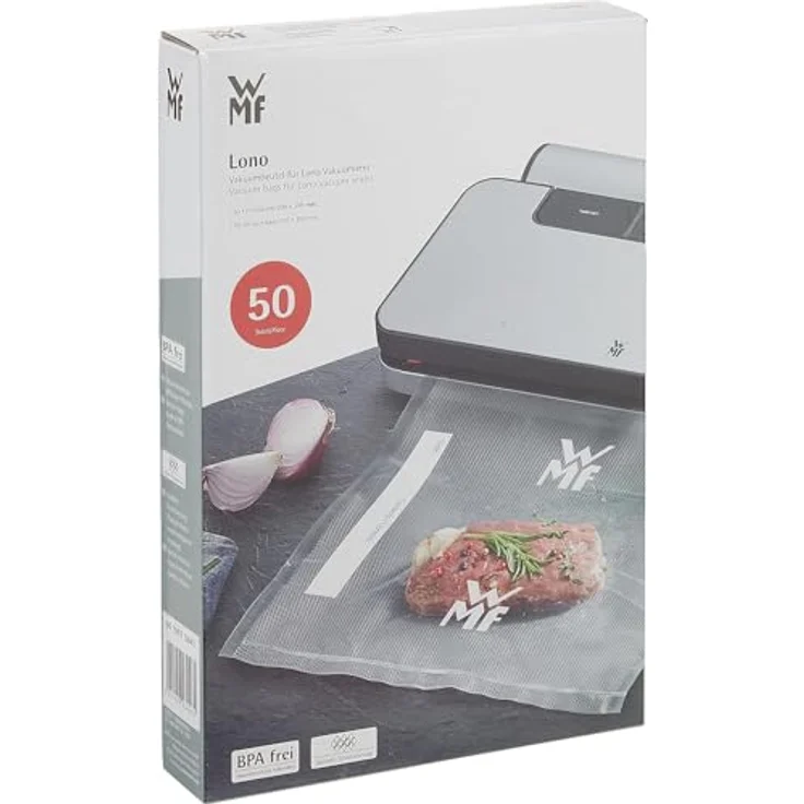 WMF Vakuumbeutel für Lono Vakuumierer, 50 St., 20x30cm, transparent – Bild 2