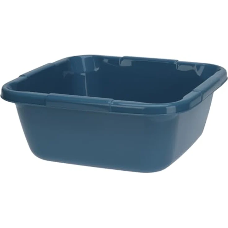 HAC24 3x Spülschüssel Kunststoff Eckig 14 Liter Waschschüssel Spüle Camping Schüssel Abwaschschüssel, 3er Set in verschiedenen Farben – Bild 4