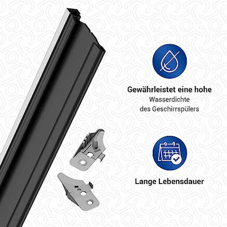 VIOKS Geschirrspüler Dichtung Unten Ersatz für Bosch Dichtung Spülmaschine 00298534 - Siemens Geschirrspüler Ersatzteile & Spülmaschine Zubehör – Bild 4