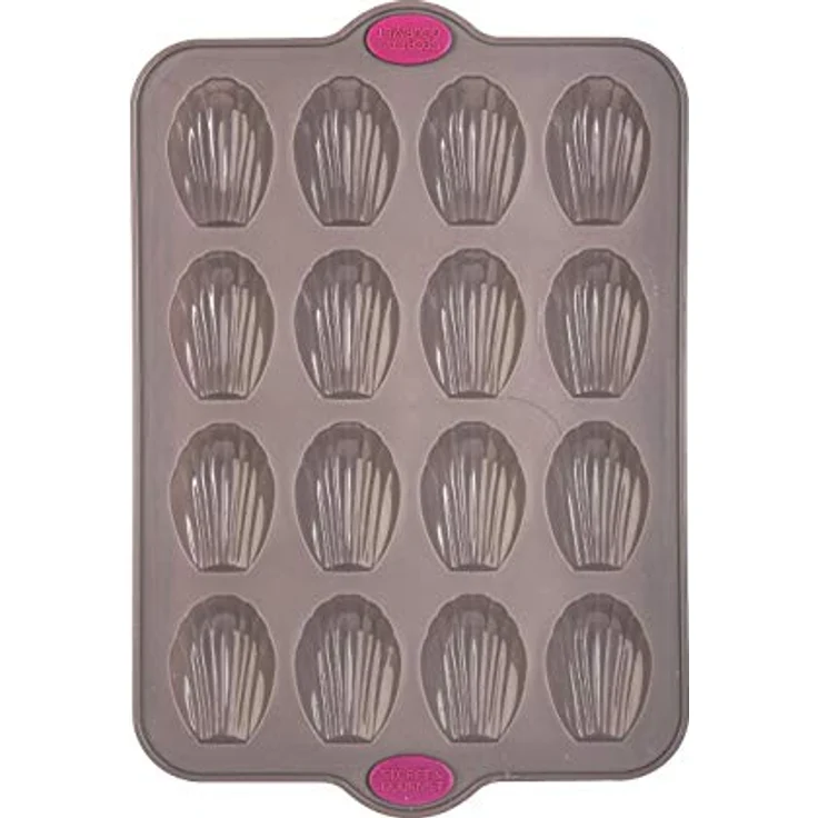 5five Silikonform für 16 Madeleines, hohe Flexibilität, Abmessungen 35,9x24,3x19 cm – Bild 4
