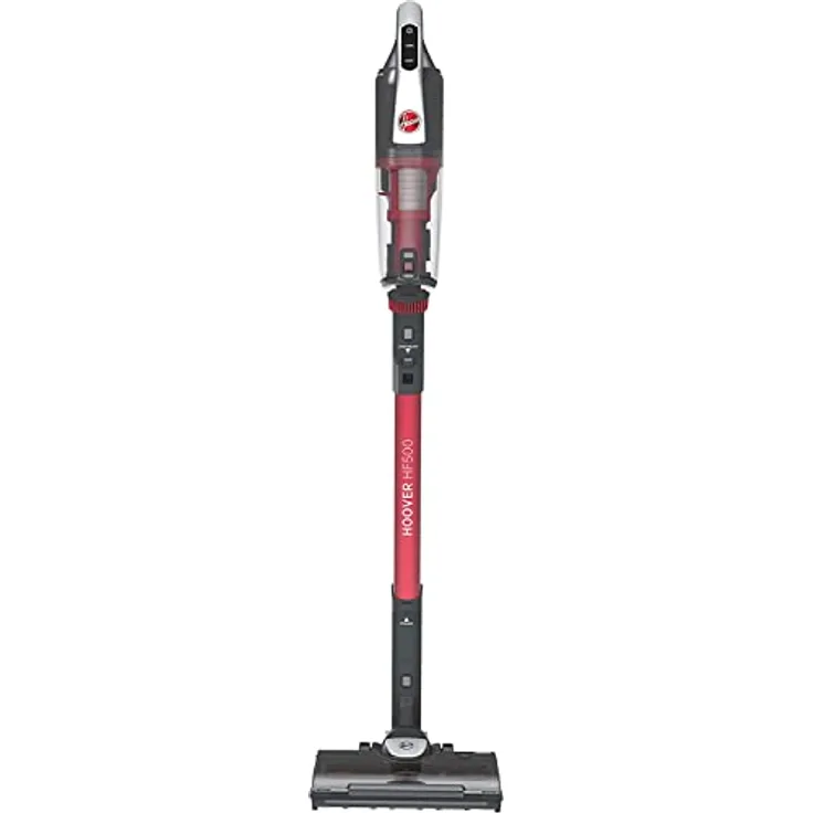 Hoover H-FREE 500 HOME Akku-Staubsauger ohne Beutel – bis zu 30 Min. Laufzeit – komprimierbar für kompaktes Verstauen – kabelloser Staubsauger mit LED & Parkfunktion – auch als Handstaubsauger
