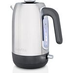 Breville Edge elektrischer Wasserkocher mit temperatureinstellung | 1,7 l | 2,4-kW-Heizelement für schnelle Kochzeiten | gebürsteter Edelstahl [VKT230X]