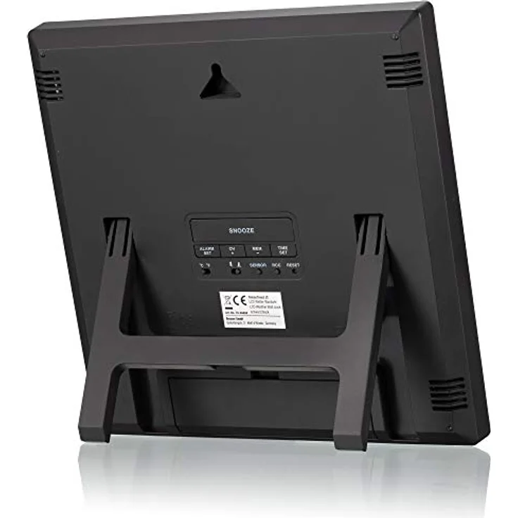 Bresser TemeoTrend JC, Wetter-Wanduhr mit ultra wide angle Display, automatischer Zeiteinstellung und Innen-/Außentemperaturanzeige – Bild 7