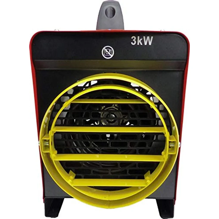 WDH Heizgerät Heizgebläse WDH-BGP031S (3kW), 3000 W, Kein Sauerstoff-Verbrauch, Schwarz – Bild 3