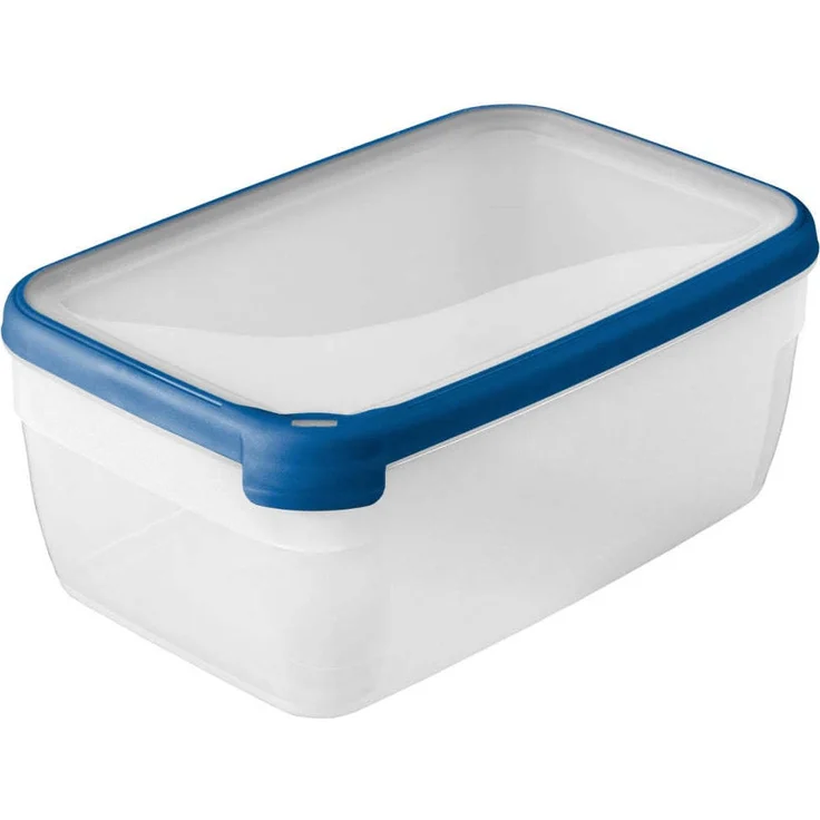 Curver GRAND CHEF Pojemnik prostokątny 5,4l, transparente Box aus 100 % recyceltem Polypropylen, blau
