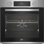 Beko BBIM12300XMPEF Einbau-Backofen, 72 l Volumen, 10 Funktionen, Pyrolyse, FlexiCrisp, Cool Door, Edelstahl/Schwarz