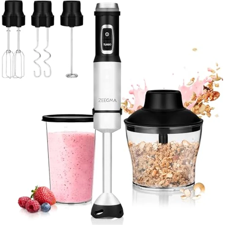 Zeegma Handy Chef, Stabmixer, Schwarz, Silber – Bild 1