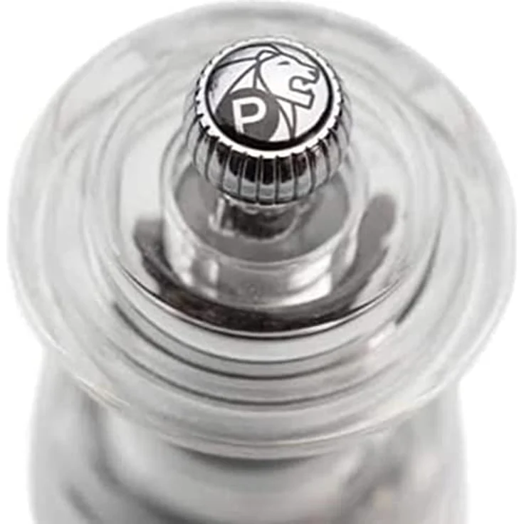 PEUGEOT - Pfeffermühle Bistro 10 cm + Pfeffer - Klassische Mahlgradeinstellung - Aus Acryl - Transparent – Bild 2