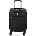 Delsey Koffer Helium DLX Expandable, Schwarz, mit 43 l Volumen und TSA-Schloss