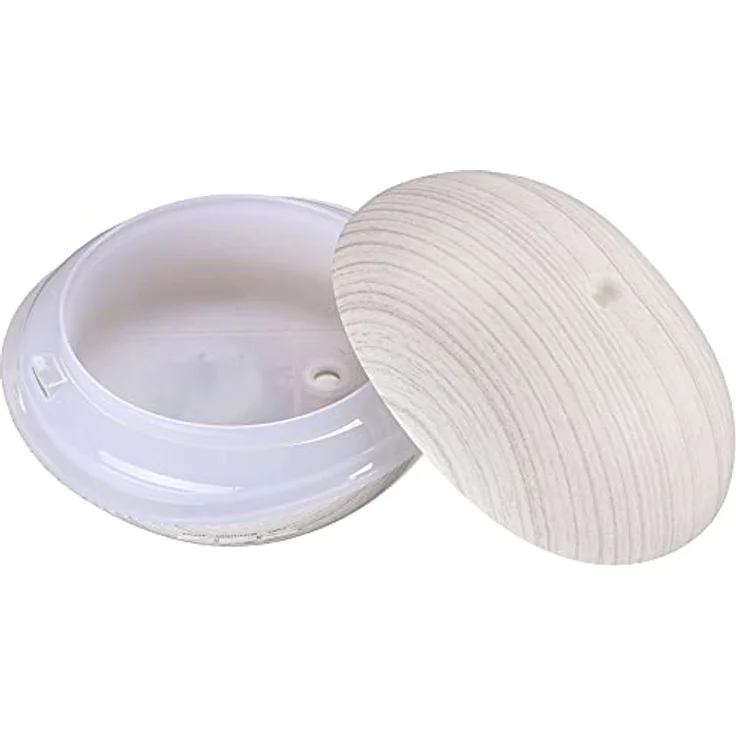 Sixtol Aroma Diffuser, Aromazerstäuber in Steinweiss Holz, 500 ml, mit Lichteffekten und elegantem Design – Bild 4