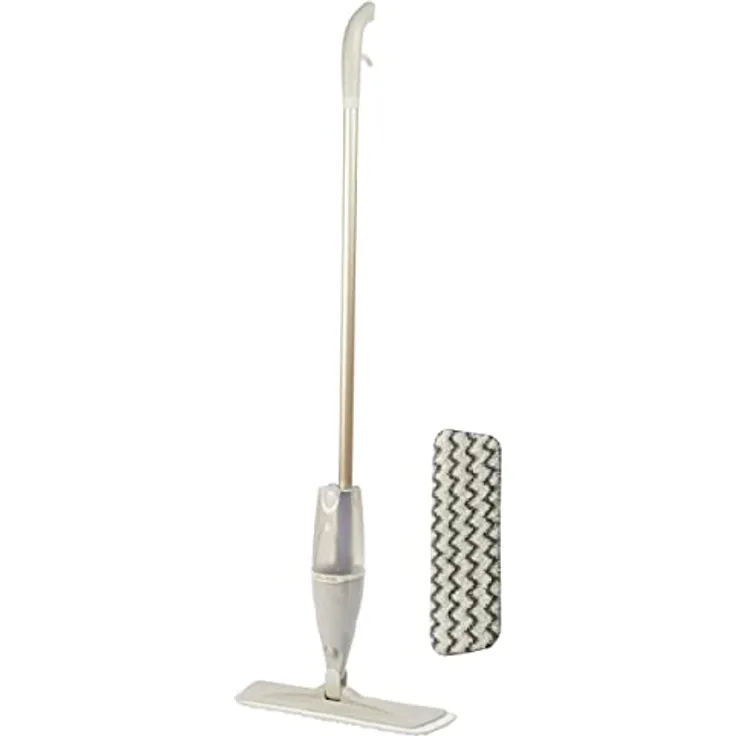 Salter COMBO-8220 Warm Harmony Spray Mop - mit extra Zig Zag Mikrofaser Scheuerpad Nachfüllkopf, für die meisten Hartböden, hebt Schmutz mit Leichtigkeit, nachfüllbare 600 ml Flasche,