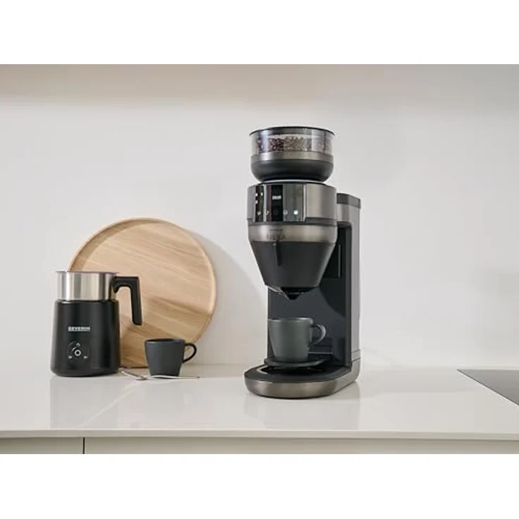 Severin FILKA 2.0, Kaffeemaschine mit Mahlwerk, 1,4l Kaffeekanne, Papier- und Permanentfilter 1x4 – Bild 9