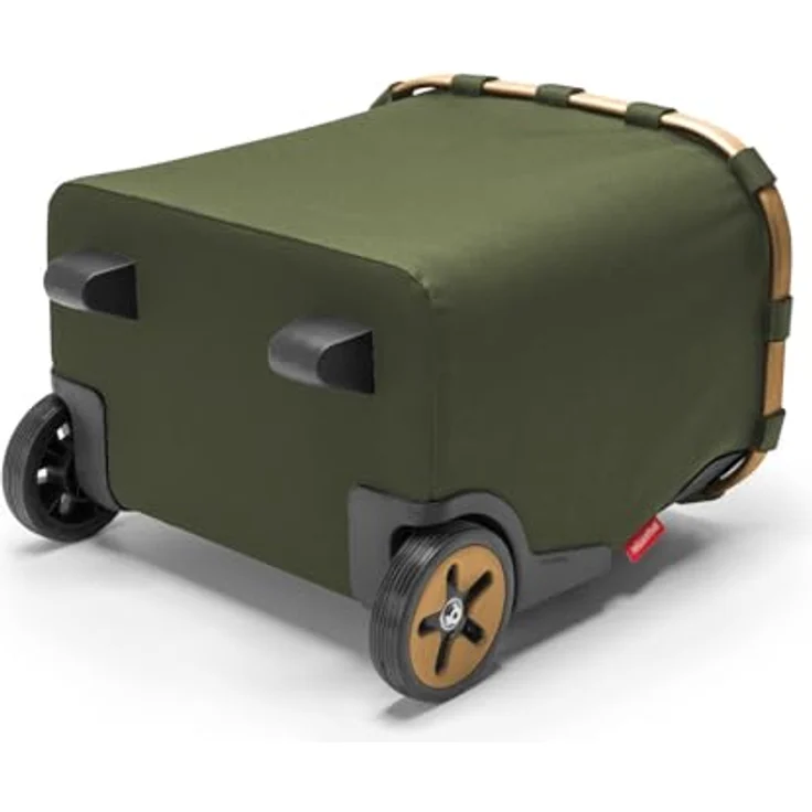 reisenthel carrycruiser Forest Gold – Tragbarer Einkaufstrolley mit Aluminiumrahmen, Schultergurt, 40 l Volumen und wasserabweisendem Material – Bild 4