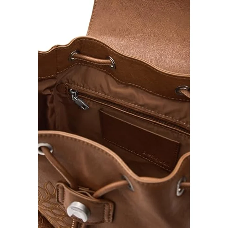 Desigual Sierra City Rucksack, 29 cm, braun, 100% Polyurethan, kompaktes Design – Bild 4