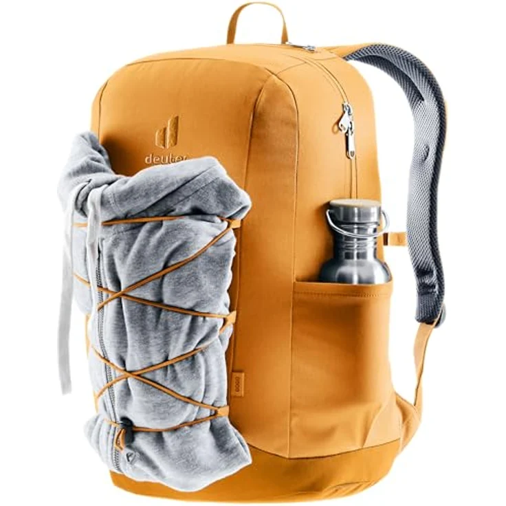 Deuter Gogo Freizeitrucksack, Daypack mit Airstripes System, 100% recyceltem Material, Farbe amber-maple – Bild 9