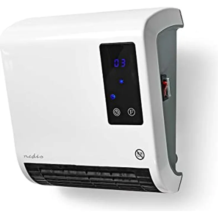 Nedis HTBA20WT Keramik-Heizlüfter 20m² Weiß, Grau, Heizlüfter – Bild 6