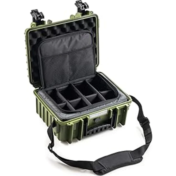 B&W International B&W Transportkoffer Outdoor Typ 3000 - Bronze Grün - wasserdicht nach IP67 Zertifizierung, staubdicht, bruchsicher und unverwüstlich – Bild 1