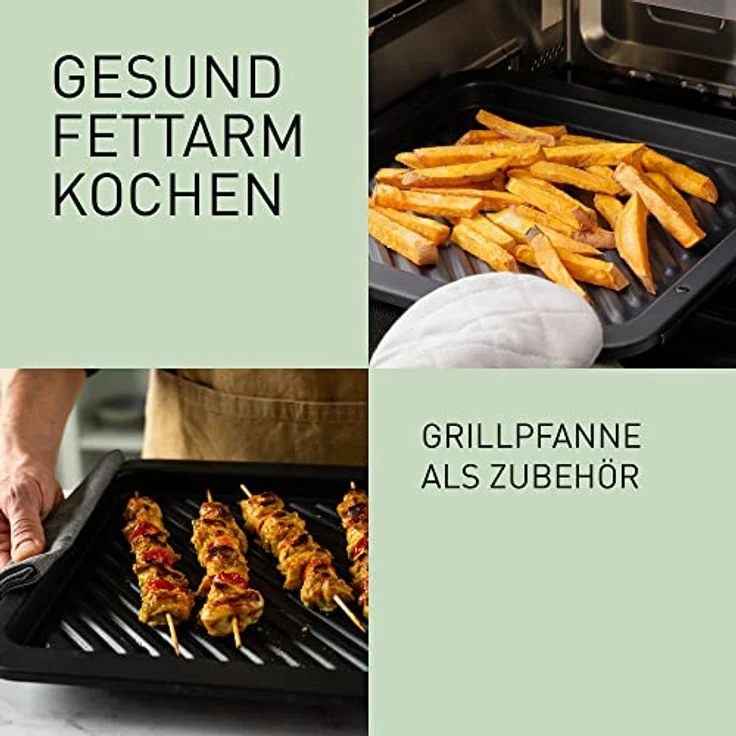 Panasonic NN-DS59 Minibackofen, 4-in-1 Dampfbackofen, Standgerät, Garraum 27 l, klein (12 bis 34 l), schwarz – Bild 4