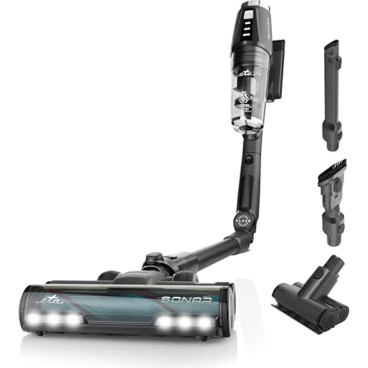 ETA Hand- und Akkusauger Sonar 2 in 1 I Handstaubsauger I Digitaler Motor I 3 Saugleistungsstufen I 2 x HEPA I 25.2V Li-Ion Akku I bis 40 Min I LED Display – Bild 3