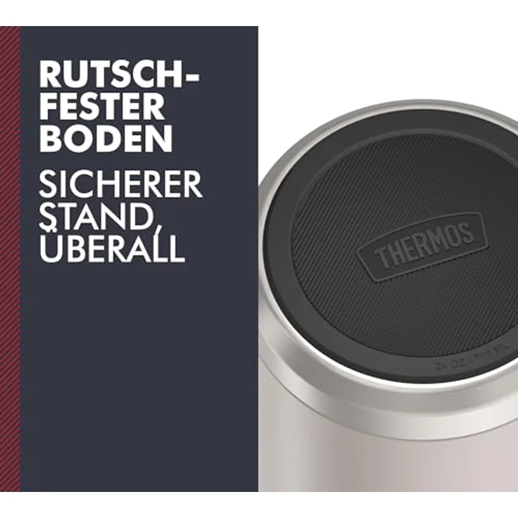 Thermos Stainless King, Lunchbox mit doppelwandiger Isolierung, Beige, hält bis zu 14 Stunden warm und 24 Stunden kalt, spülmaschinenfest, inkl. klappbarem Edelstahl-Löffel – Bild 5