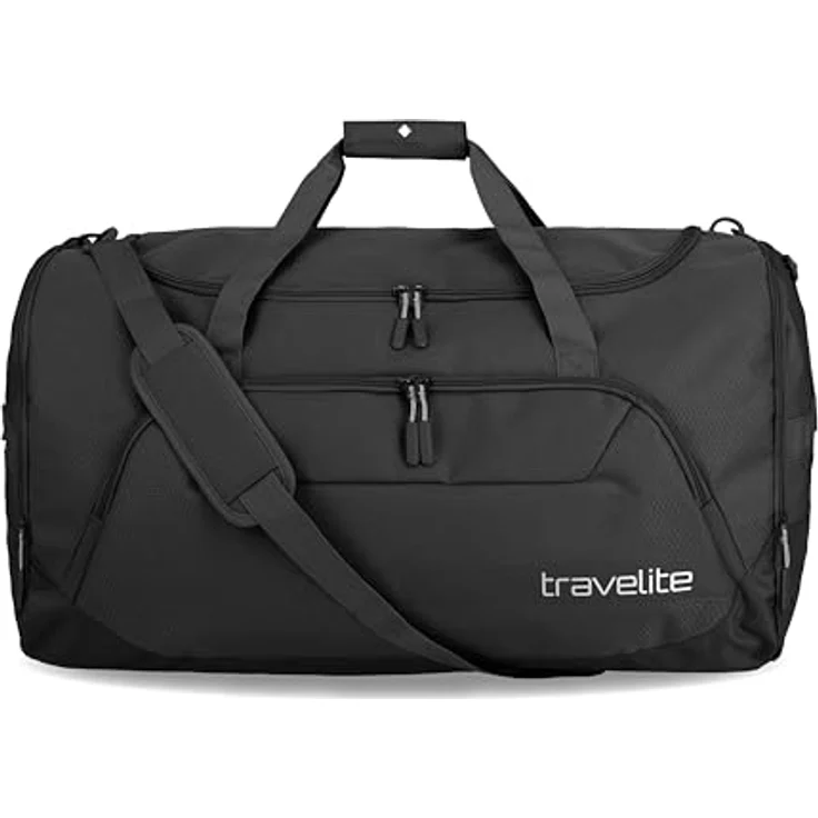 Travelite Kick Off Weekender Reisetasche XL, 70 cm, schwarz, 100% Polyester – Bild 1