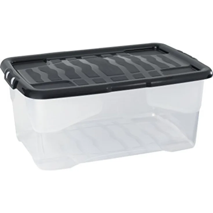 CEP Aufbewahrungsbox Kunststoff Kristall 42 L 60 x 39,70 x 25,2 cm, Transparent