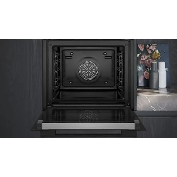 Siemens iQ700 HB776G3B1, Einbaubackofen mit 71 l, 30-300 °C, Hydrolytisch + Pyrolytisch, Energieeffizient – Bild 2